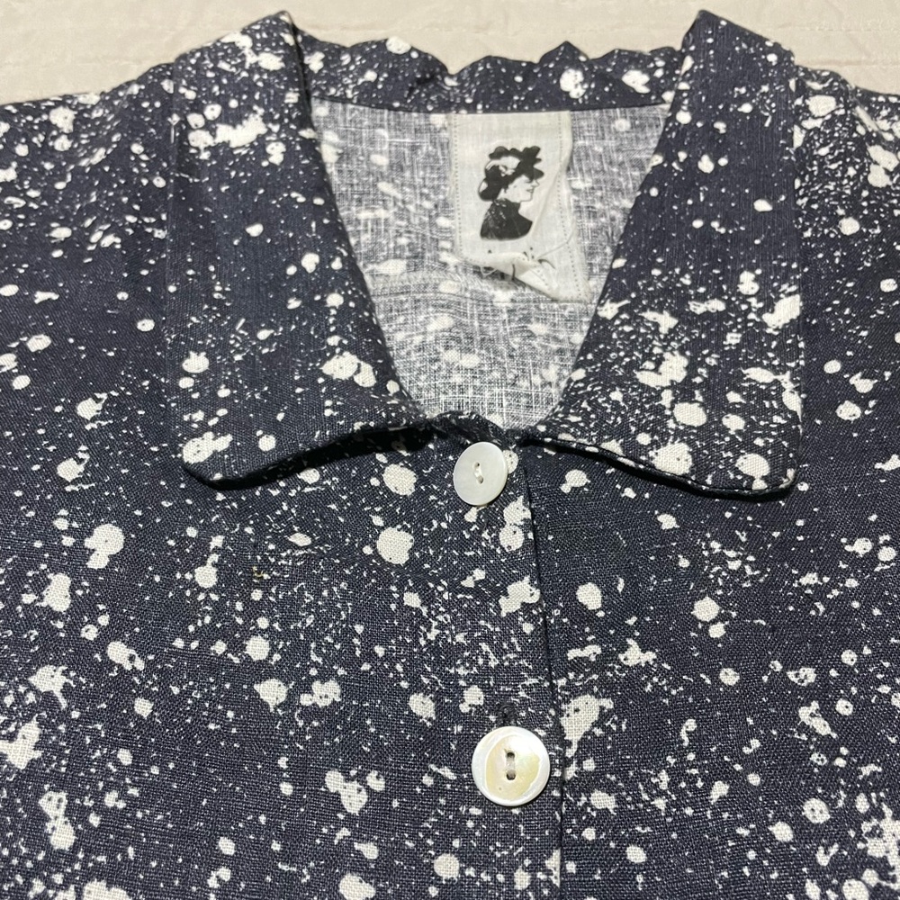 Vintage linen blouse